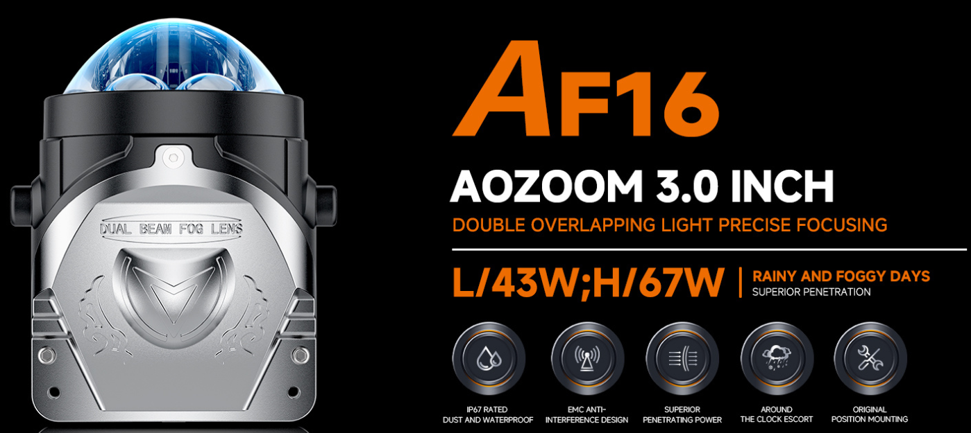 AOZOOM AF16 3.0 INCH