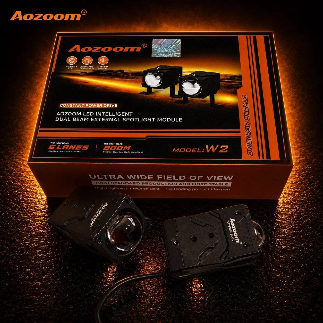 AOZOOM W2 LED EXTRA LIGHTS