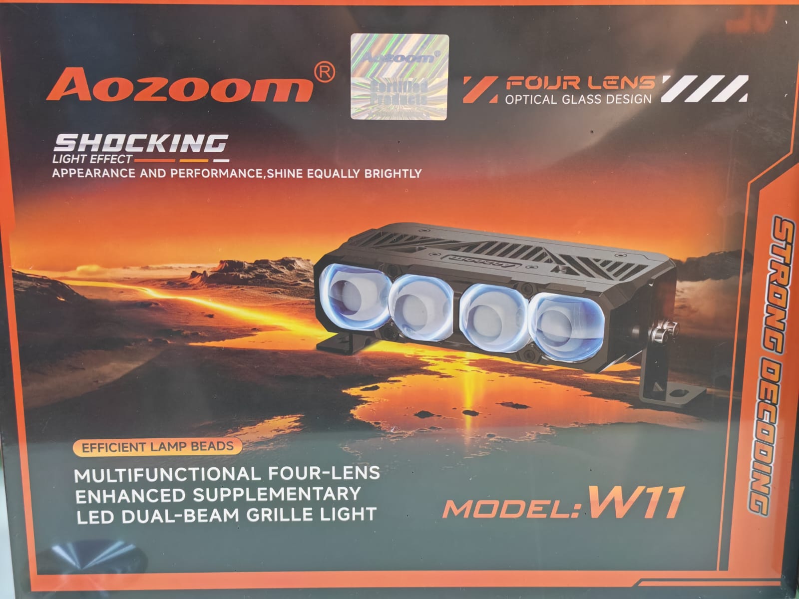 Aozoom w11 front bumper kit
